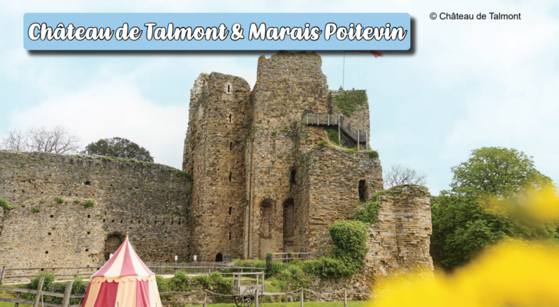 chateau de talmont et marais poitevin